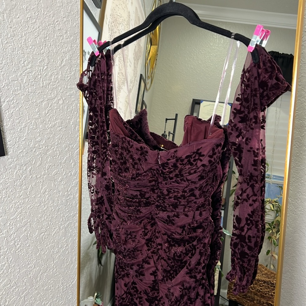House of CB 'Isadora' Black Cherry Devour Corset Dress NWT - Picture 9 of 12